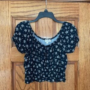 No Comment NY - LA cropped shirt